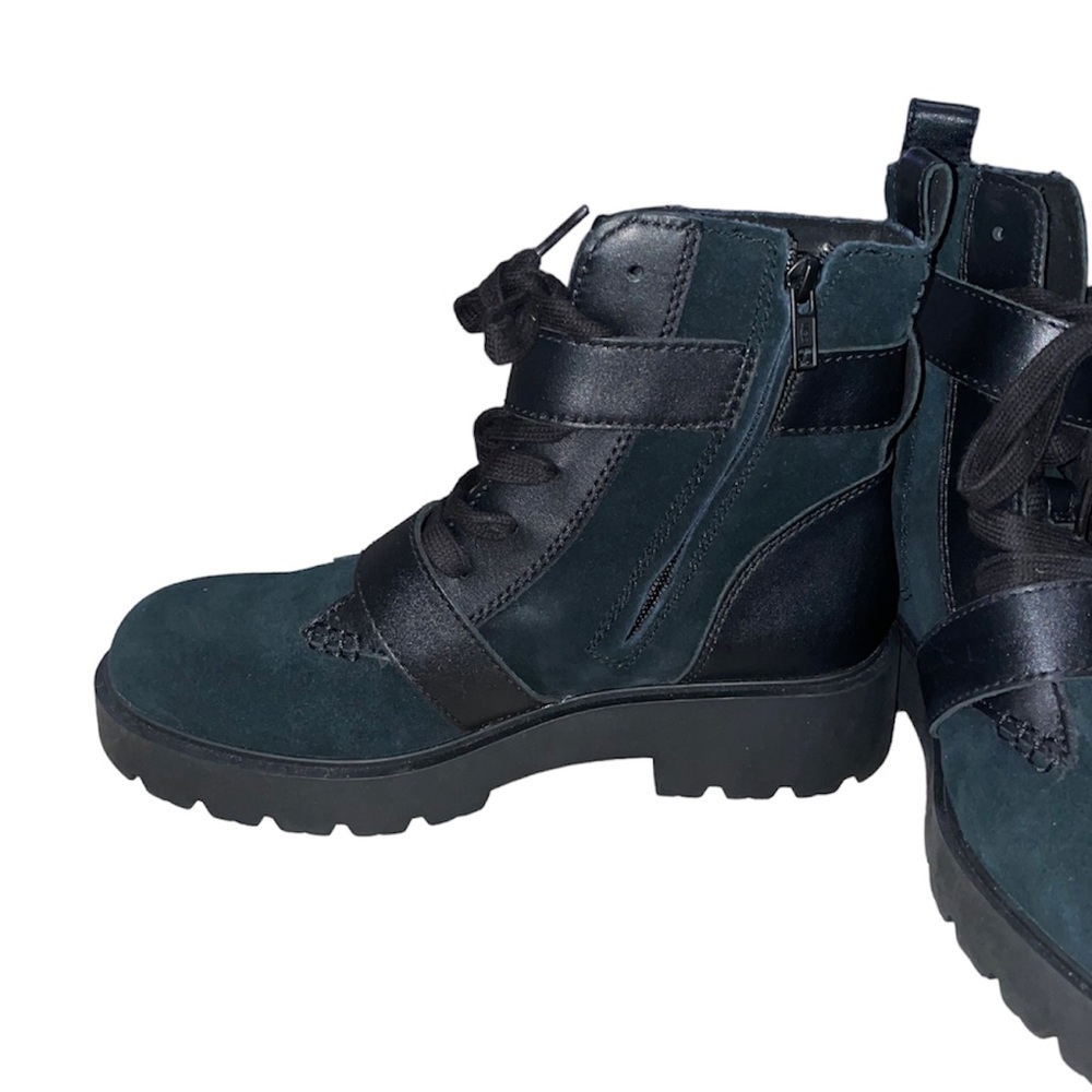 Ugg zorrah waterproof mix leather combat boots - Picture 10 of 13